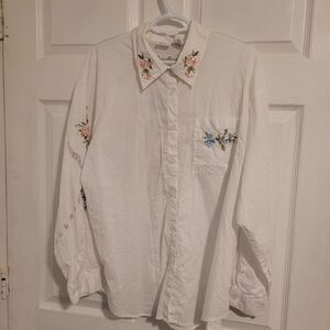 Beautiful floral embroidered and sequin‎ cut out top